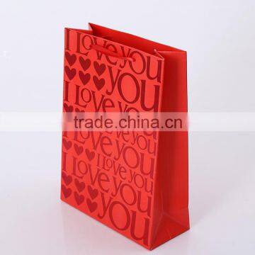 FANCY RED Small Paper Bag FOR WEDDING photo-2
