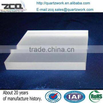 High Purity Optical Circular Or Rectangle Quartz Glass Plane window