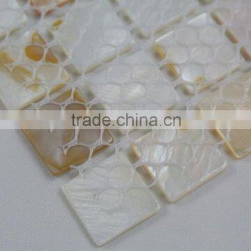 Natural White Freshwater Shell Mosaic Tile ,bathroom Tile