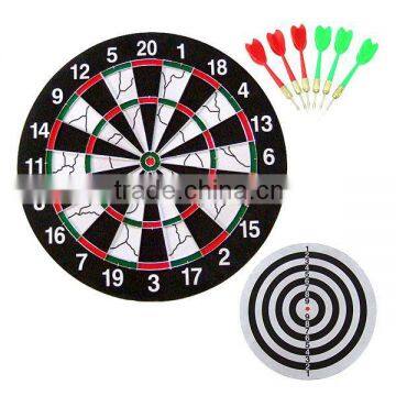 flocked dartboard