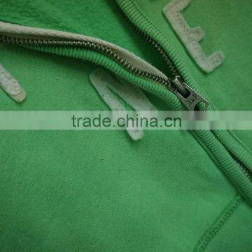 Freshing Green Girl's Longsleeves Cheap Hooded Sweatshirts Hoodie Wholesale photo-4