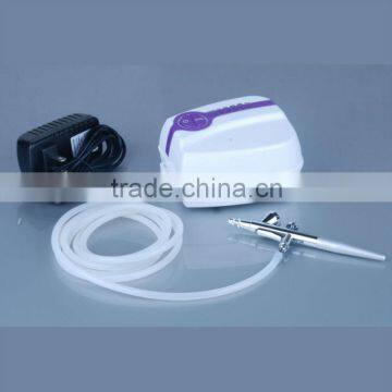 Portable Airbrush Make Up System mini air compressor airbrush and 0.4/0.5mm 2cc Air Brush 135 Kit