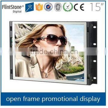 FlintStone 15 inch kiosk advertising screen, retail display video screen, commercial advertising LCD screen