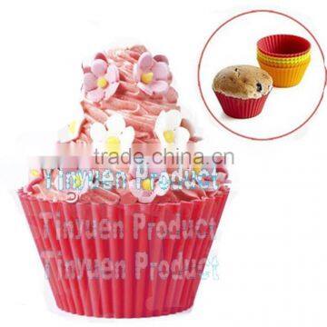 Mini round shape silicone muffin cups