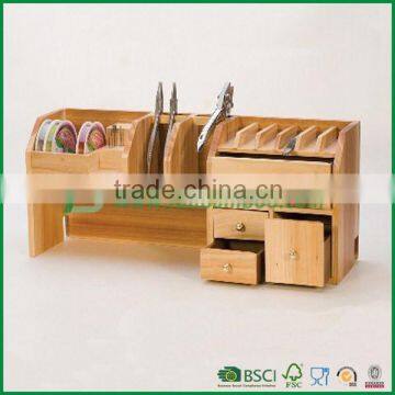 FB9-1058 Desktop Storage Holder Organizer for Office Supplies bamboo material                        
                                                Quality Choice