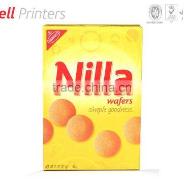 Waffers food packaging outer box printer
