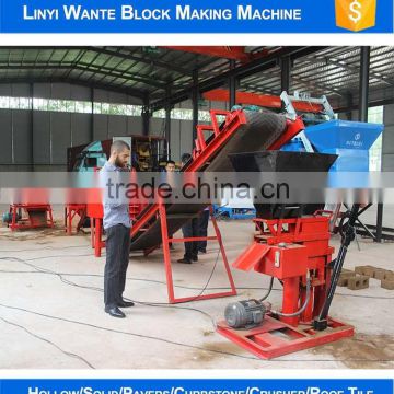 WT1-25 manual interlock block making machine price