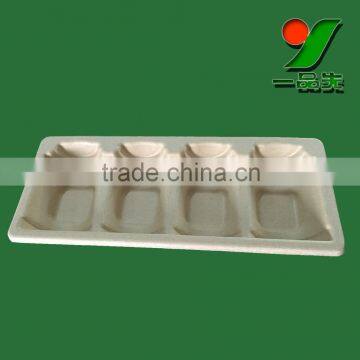 Bespoke Earth Friendly Customized Environmental Biodegradable Pulp Molded Disposable Medical Instruments Packaging Trays photo-2