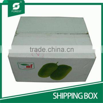 WHITE CORRUGATED SHIPPING BOX FOR MOVING FRESH VEGETABLES photo-2
