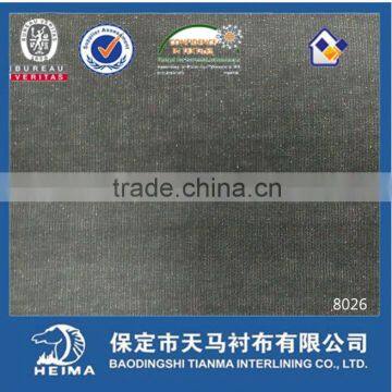 circular knitted microdot fusing interlining fabric