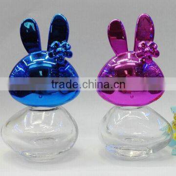 Factory glass nail polish bottle plastic cap and brush