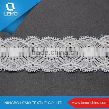 Elastic Tricot Trim Lace for Ladies' Dress