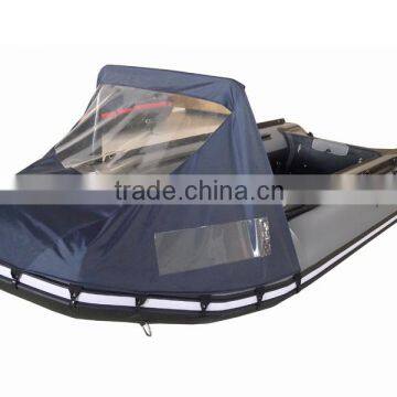 Bow tent for inflatable boats