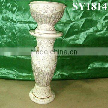 Pot for Planter 39 Inch Roman Column Decoration Morden Pot