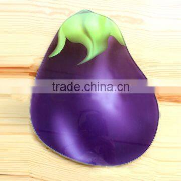 clear glass cutting board, Eggplant Tempered glass cutting board