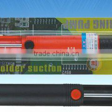 china new hot sale refind plastic hand tin 35hg/cm solder sucker desoldering pump