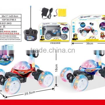 Kids Radio Control Toys High Speed RC Stunt Car with Light and Music