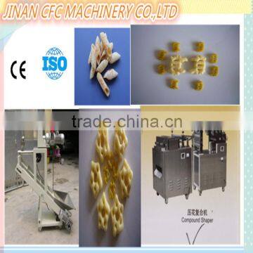 Hot sale high efficiency extruded 3d pellet snack production line