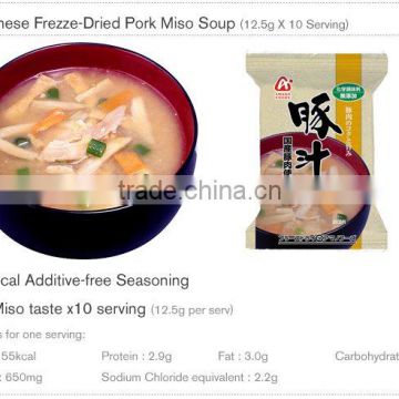 Japan AMANO FOODS Freeze-Dried Miso Soup (Pork Taste)