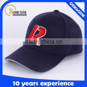 high quality 6 panel 3D embroidery fitted baseball cap with your own logo