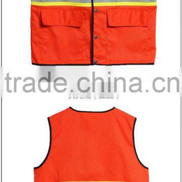 beautiful fashionable pink reflective safety vest