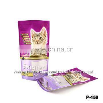 stand up cat food bag