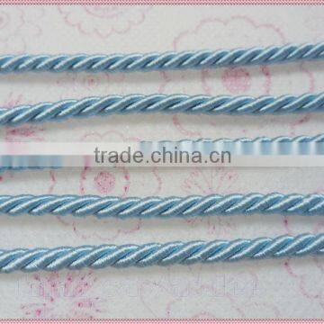 Garment Accessories Baby blue colorNylon Twist Cord Rayon Twist Cord