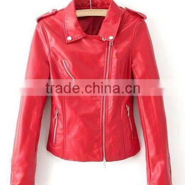 Wholesale Mem's Clothing, Leather Slim Jacket for Mens