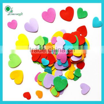 Multi Color and Mixed Size Craft Foam Hearts Shapes