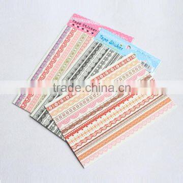 2015 latest Adhesive pvc tape sticker/safe& non-toxic cheapest tape sticker