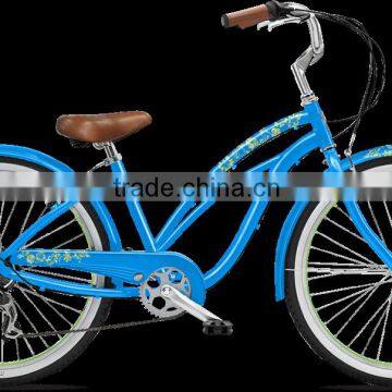 24" Beach Cruiser Chopper Bike / Cheap Single Speed Cruiser Bike (B-24002)