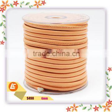 6mm Nappa Sheepskin Leather Cord With External Stitching for Charming Bracelets photo-5