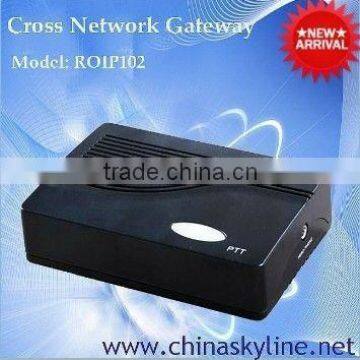 NEW Cross-Network Gateway,RoIP-102(Radio over IP)/voip server