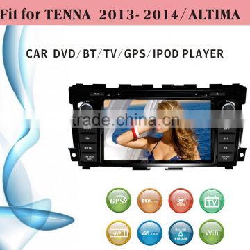 auto radio gps car dvd 1 din fit for Nissan Tenna 2013 2014 with radio bluetooth gps tv