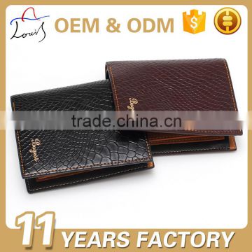 2016 custom made slim leather card wallet