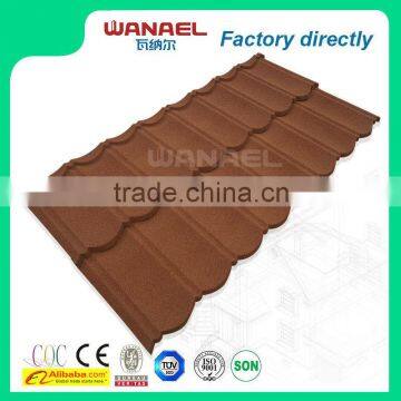 Stone coated metal roof tiles Aluminum Zinc 1170mm/1335mm