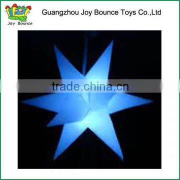 2015 popular inflatable led star with blue LED light