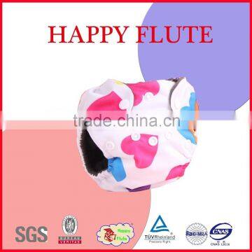 2015 happy flute high quality adjustable beautiful cute newborn tiny diaper