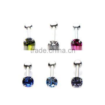 Prong Set CZ Cartilage Tragus Earring