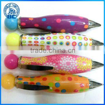 Bowling Cute Dot Plastic Ballpoint Metal Hook
