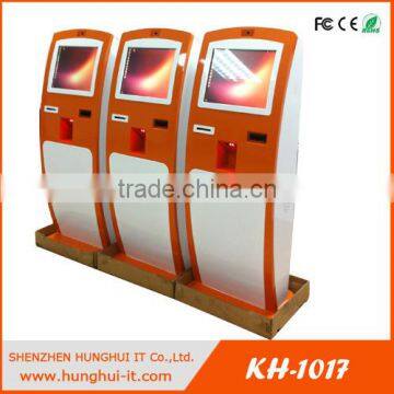 various size touchscreen Self-service kiosk with printer and qr code