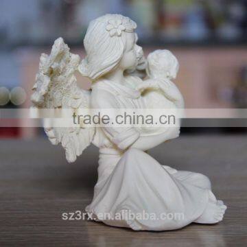 custom design resin monther and child resin statue figurine for decoration