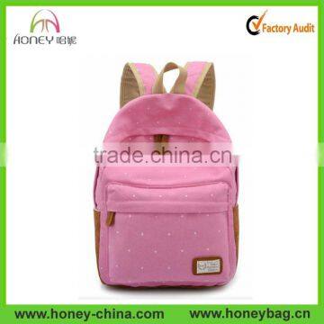 High quality fashion pink backpack