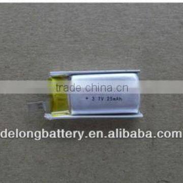 25mah lithium polymer battery lipo battery polymer lithium battery for eletric tools china manufacturer