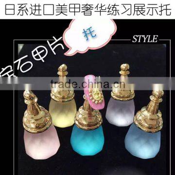 6pcs/set nail tips stand Practice nail tools nail display