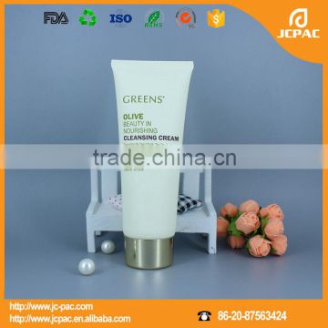 facial cleansing cream tube soft cosmetic plastic container