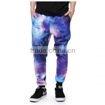 custom made harem pants men sublimation printing sweat pants jogger pants men