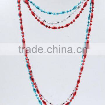 USA National Day party Bead chain fashion necklace purse charms