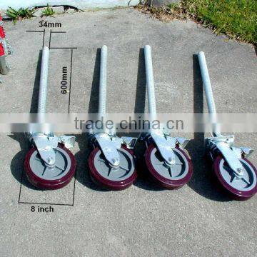 Scaffolding caster