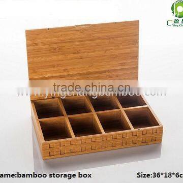 wholesale bamboo foldable storage box from china